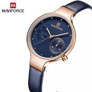 NAVIFORCE WOMAN FASHION BLUE QUARTZ WATCH!